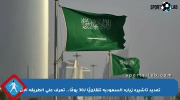 تمديد تأشيرة زيارة السعودية تلقائيًا لـ30 يومًا.. تعرف على الطريقة الآن